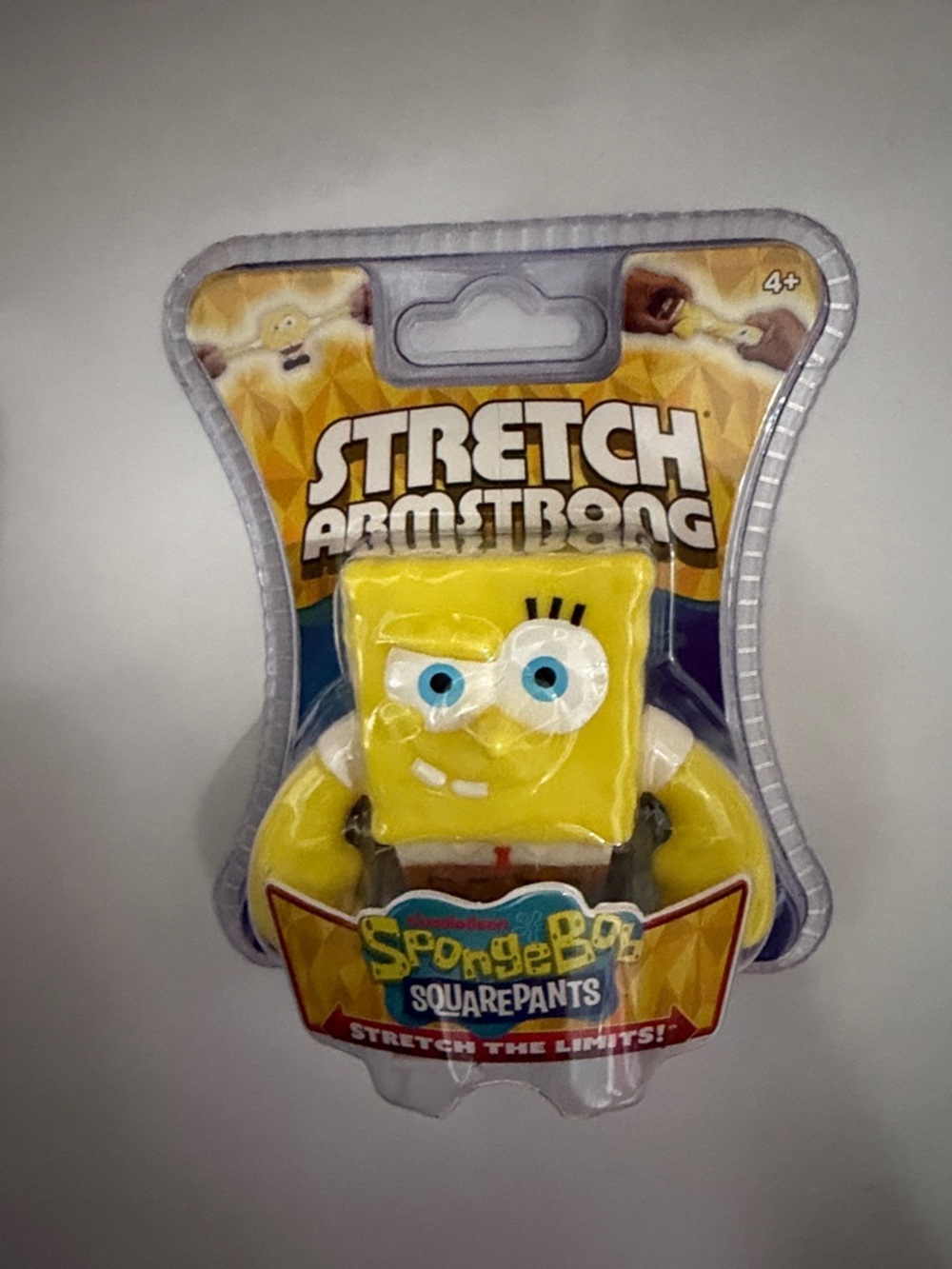 New Stretch Armstrong Style Yellow Sponge Figure - SpongeBob Inspired